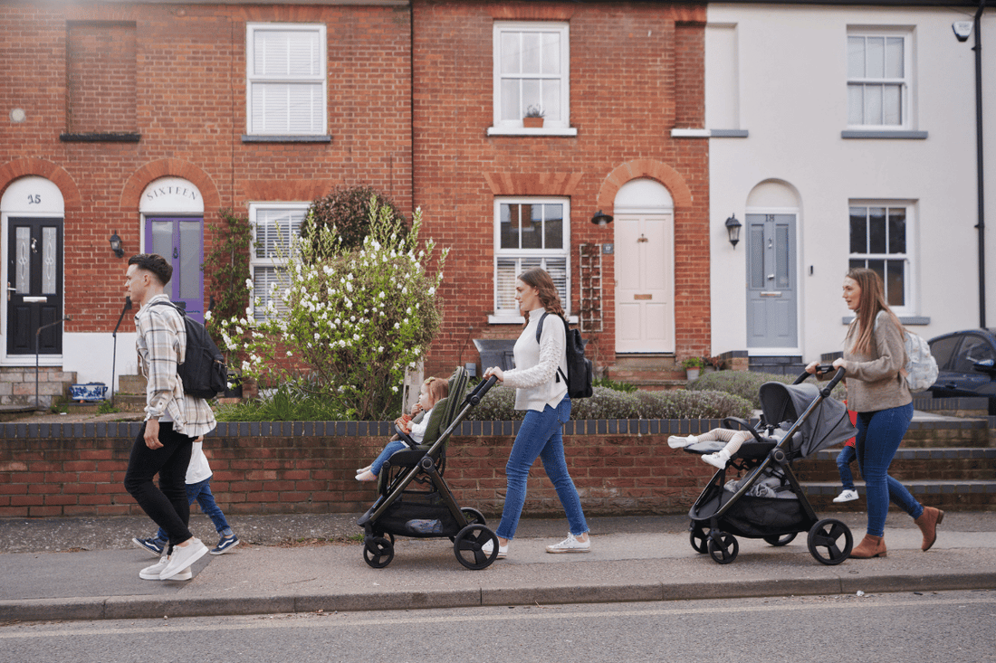 pushchair School run 