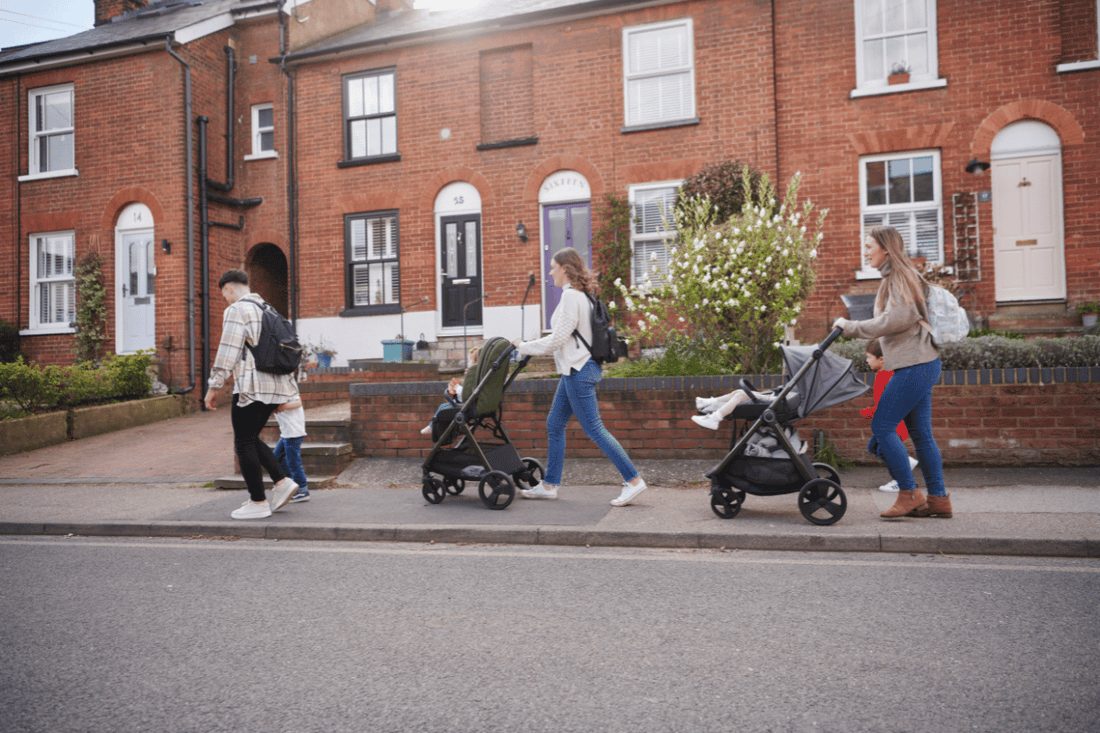 How to manage a toddler and new baby on an outing