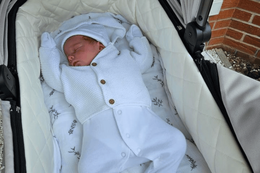 How to put newborn in stroller online